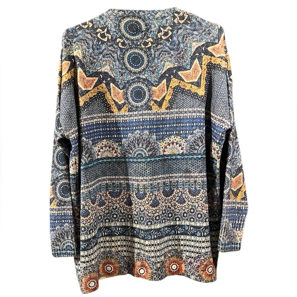 DESIGUAL size small Paisley abstract long sleeve, NWOT - Picture 12 of 12